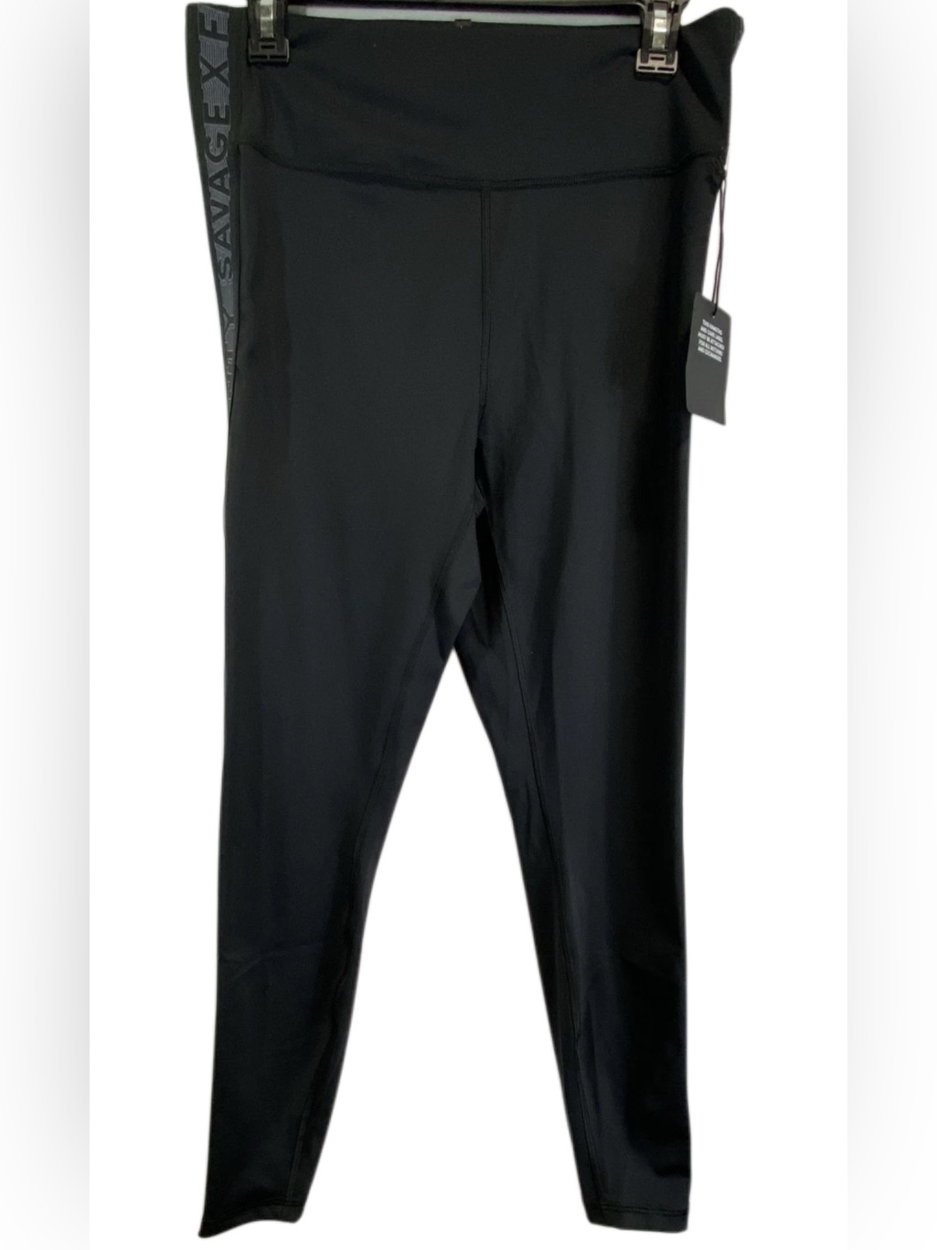 Savage X Fenty Black Logo Active Leggings - 2x